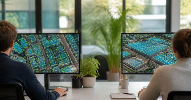 geospatiale data-annotatie: wij zetten ruwe luchtbeelden om in gelabelde, bruikbare data. Pas wanneer mensen aanduiden wat de pixels voorstellen, kan een computer ermee rekenen.